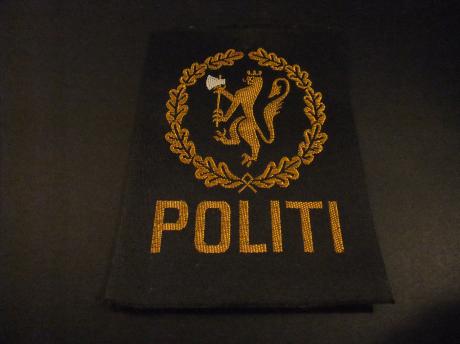 Politi embleem ( Nationale Politie Noorwegen) badge